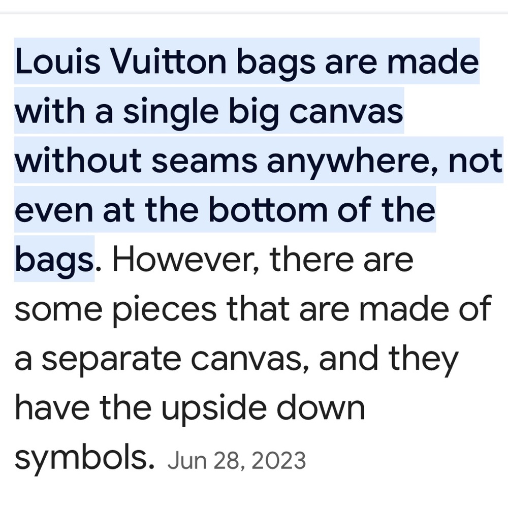Important Info on Fake LV